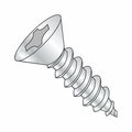 Newport Fasteners Self-Drilling Screw, #8 x 1 in, Zinc Plated Steel Flat Head Phillips Drive, 100 PK 902348-100